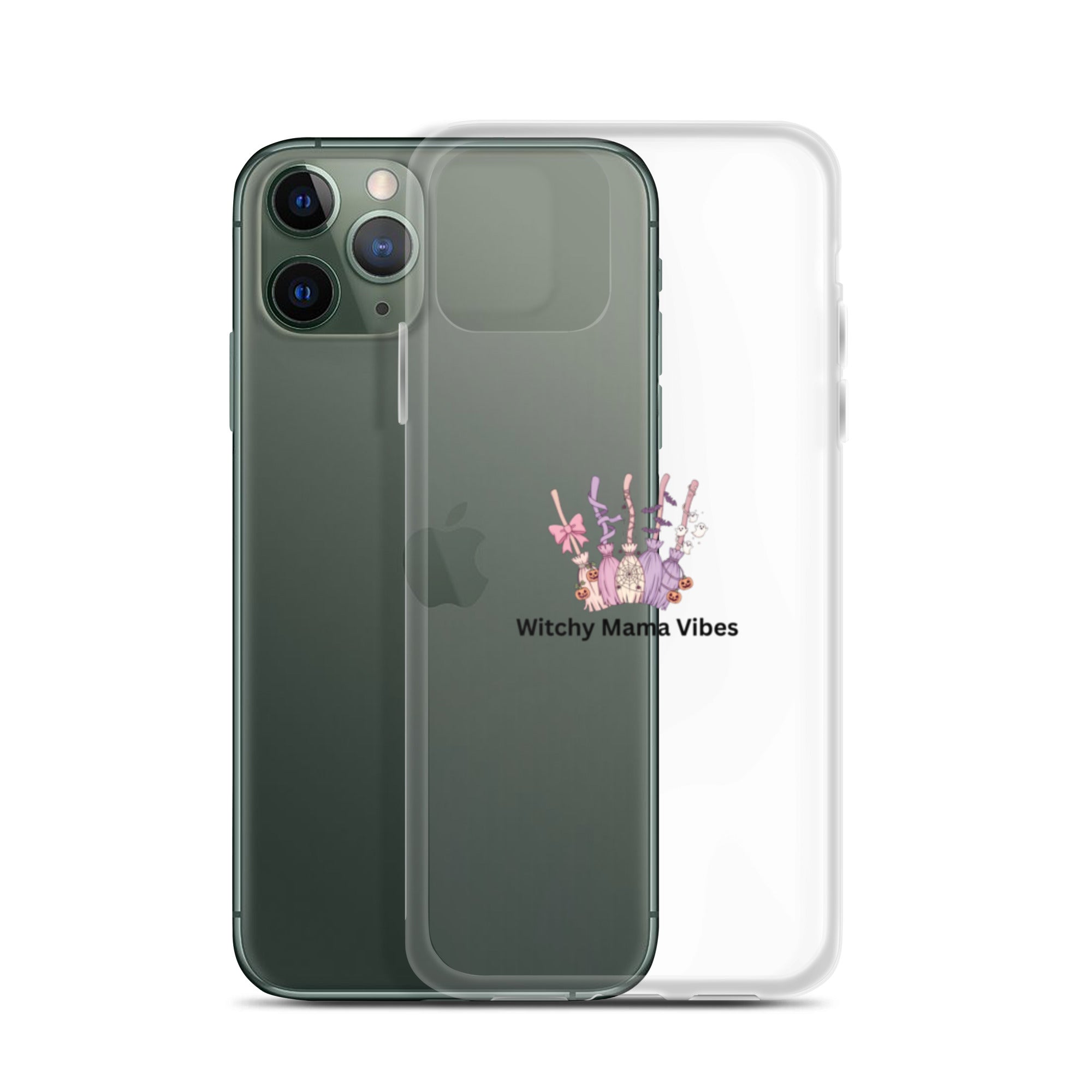 Witchy Mama Vibes- Clear Case for iPhone® image 3